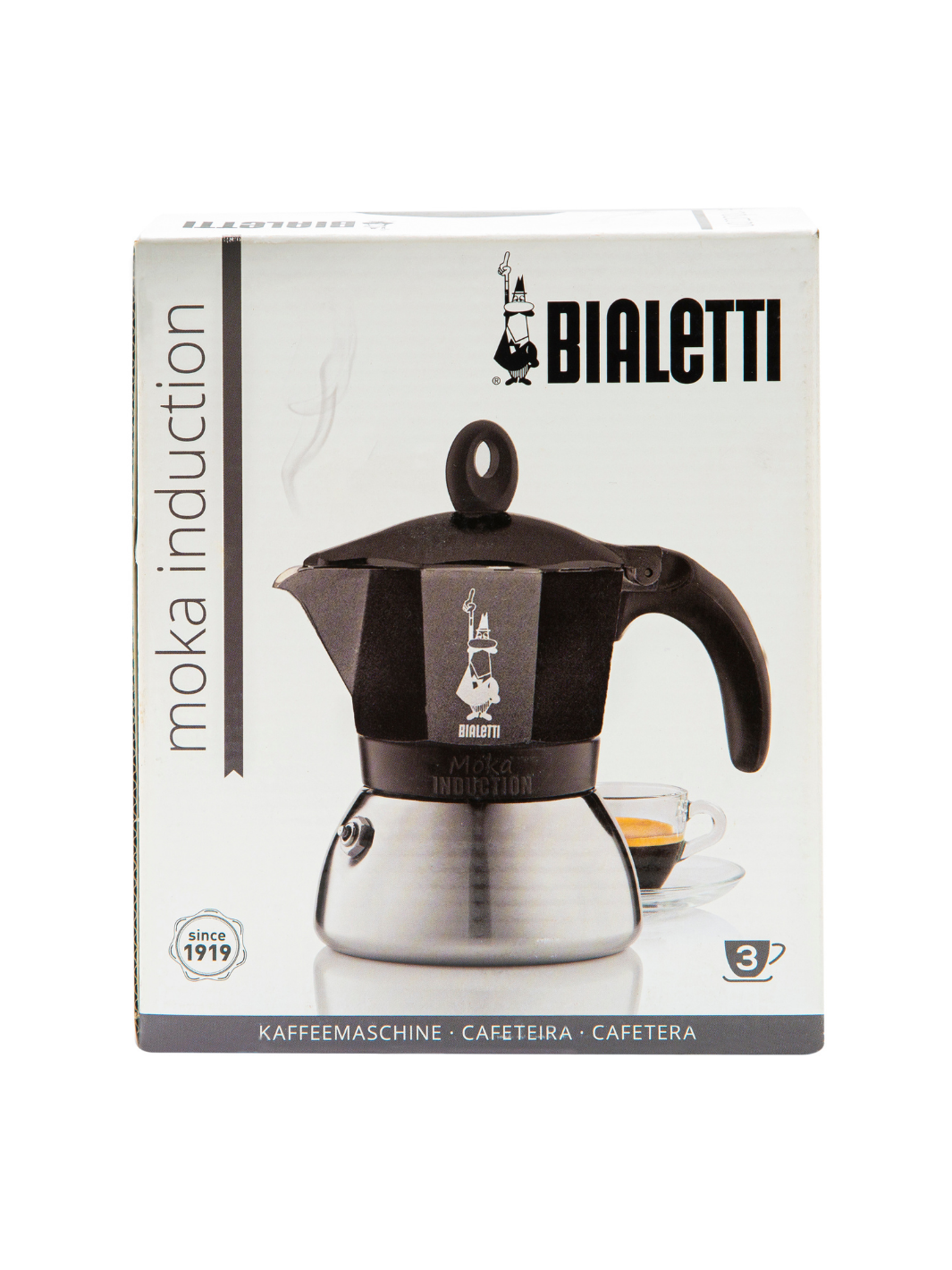 Cafetière Italienne Moka Induction Métal, Bialetti