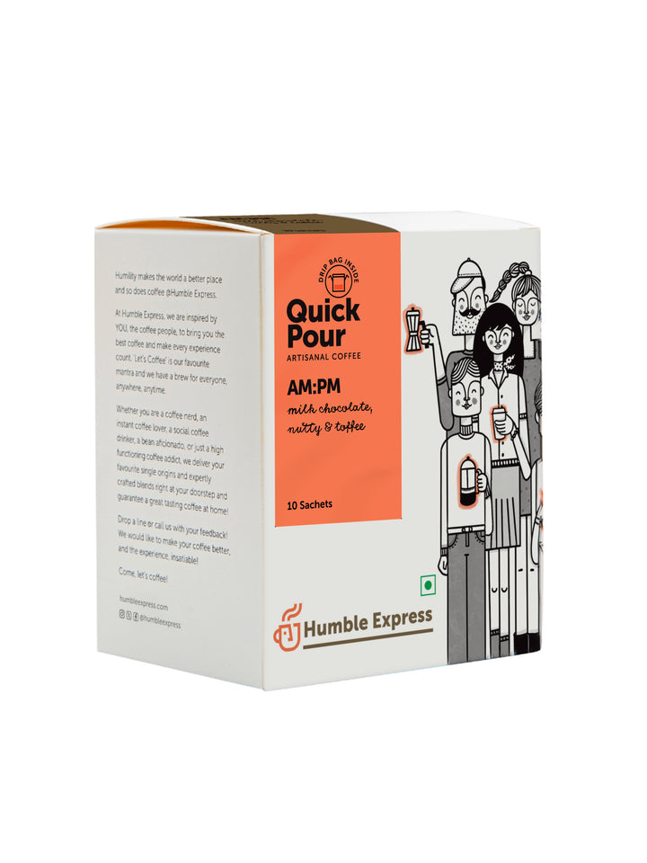 AM : PM | Medium-Dark Roast | Quick Pour Coffee