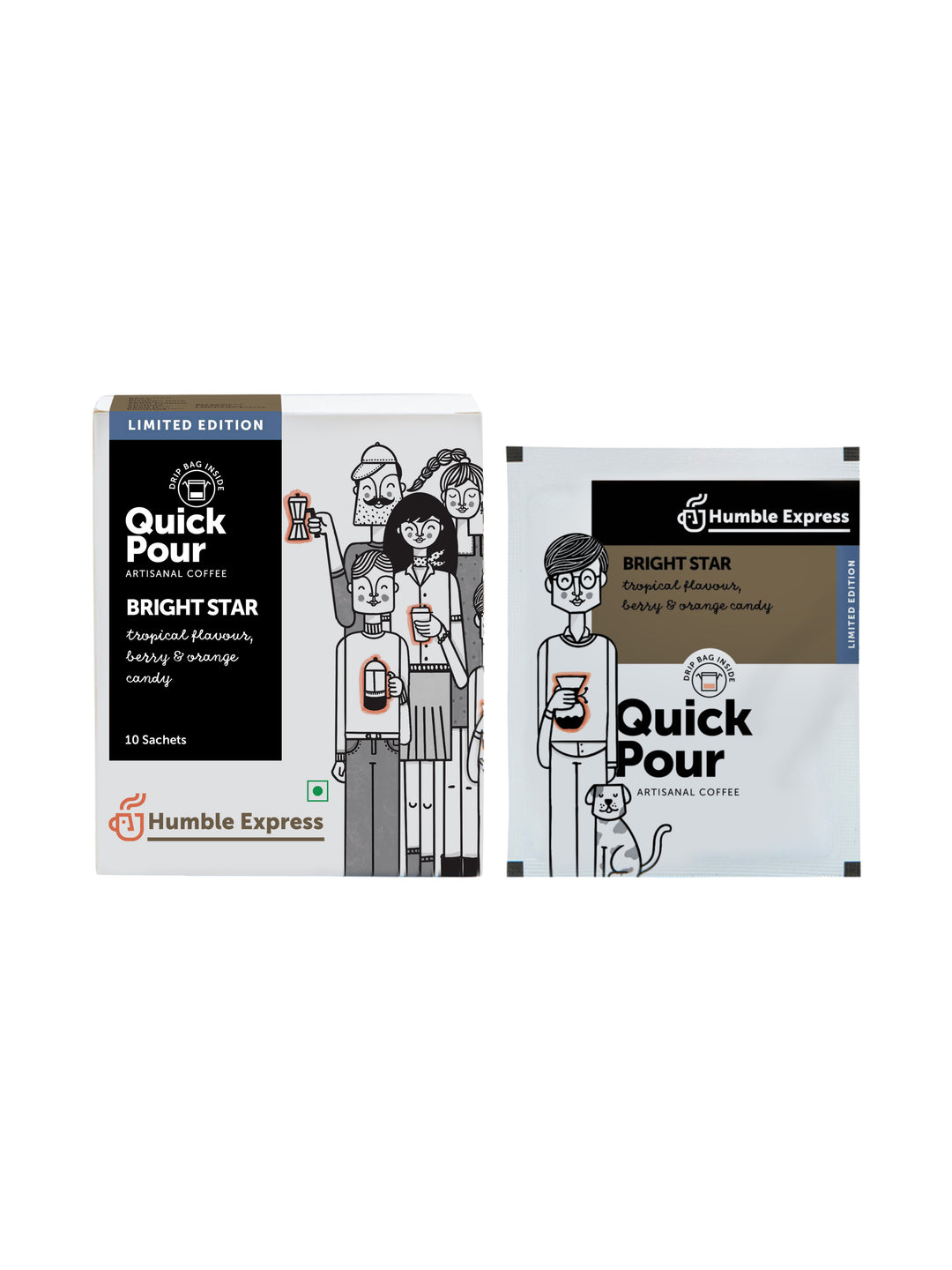 Bright Star | Medium-Dark Roast | Quick Pour Coffee