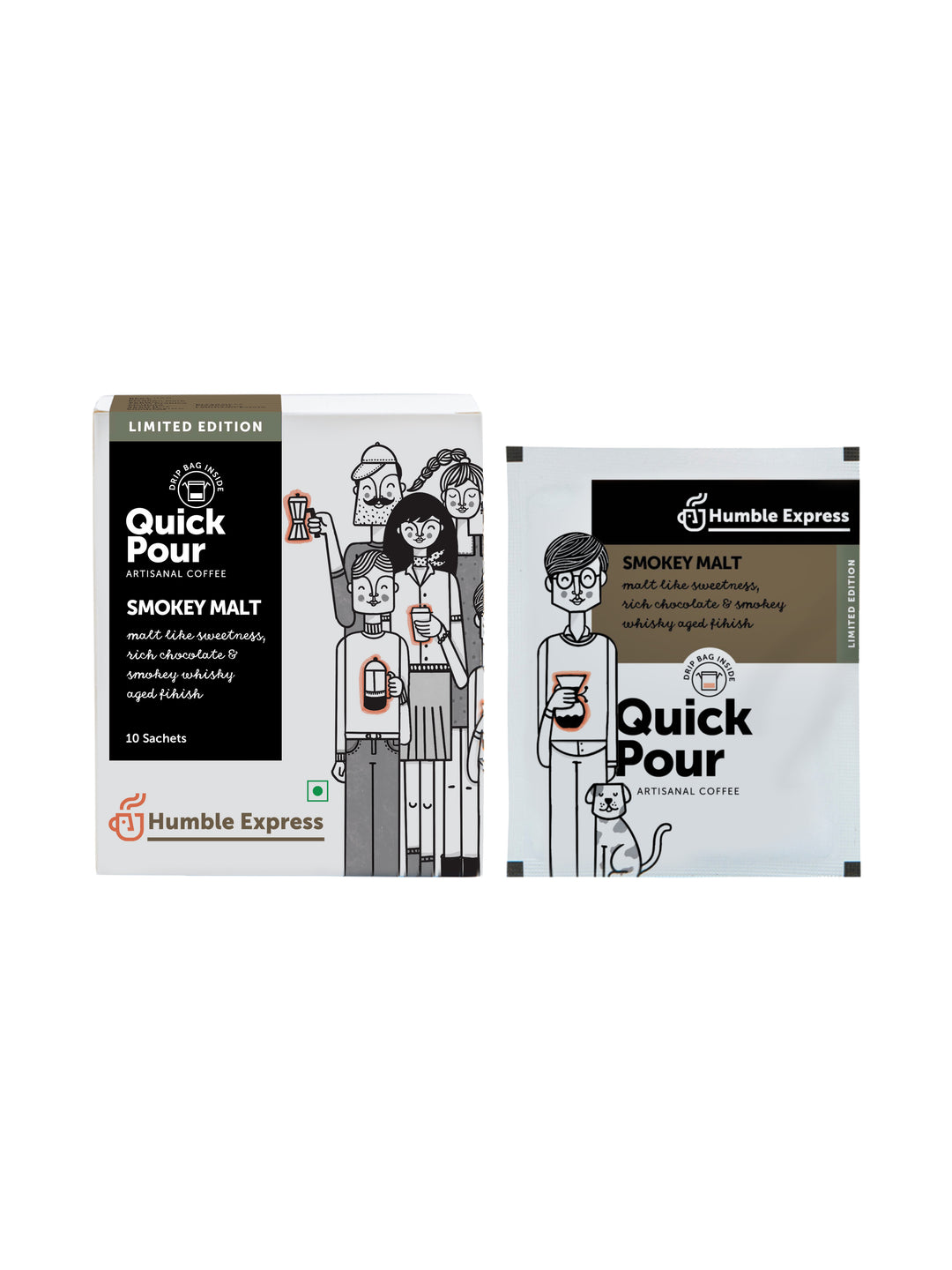 Smokey Malt | Medium Roast | Quick Pour Coffee
