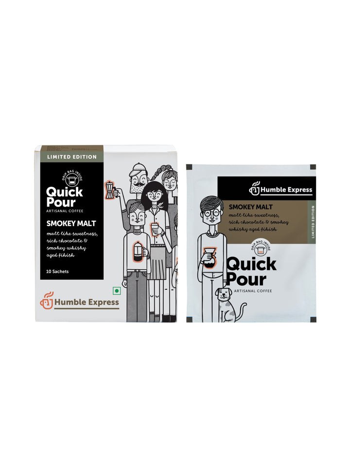 Smokey Malt | Medium Roast | Quick Pour Coffee