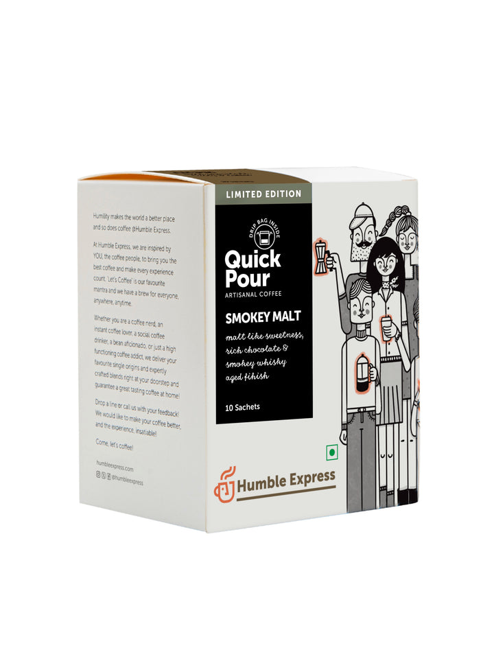 Smokey Malt | Medium Roast | Quick Pour Coffee