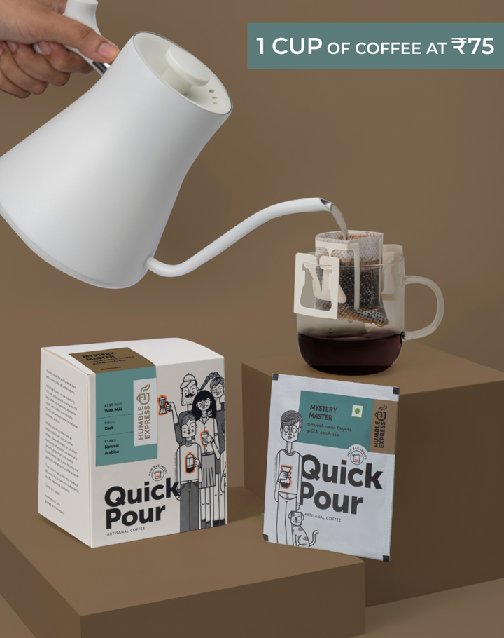 Mystery Master | Dark Roast | Quick Pour Coffee